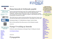 Desktop Screenshot of flyinge.nu