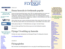 Tablet Screenshot of flyinge.nu